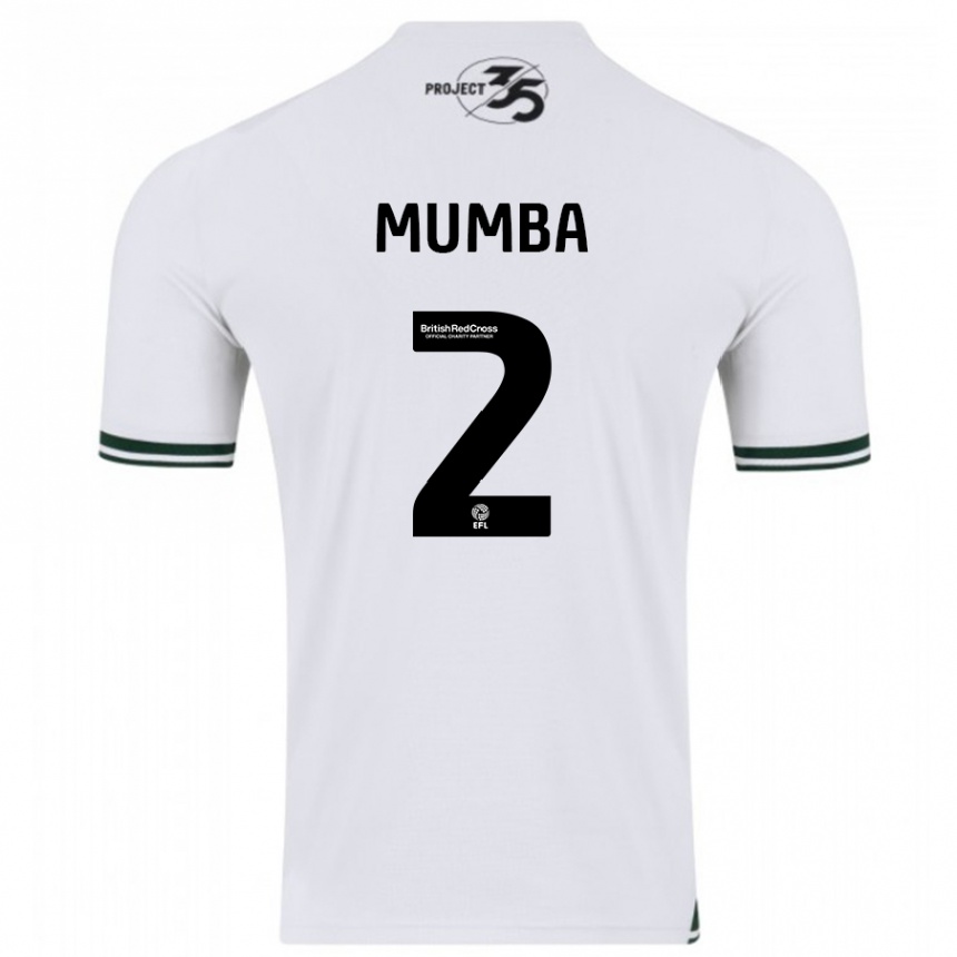 Hombre Fútbol Camiseta Bali Mumba #2 Blanco 2ª Equipación 2023/24 México