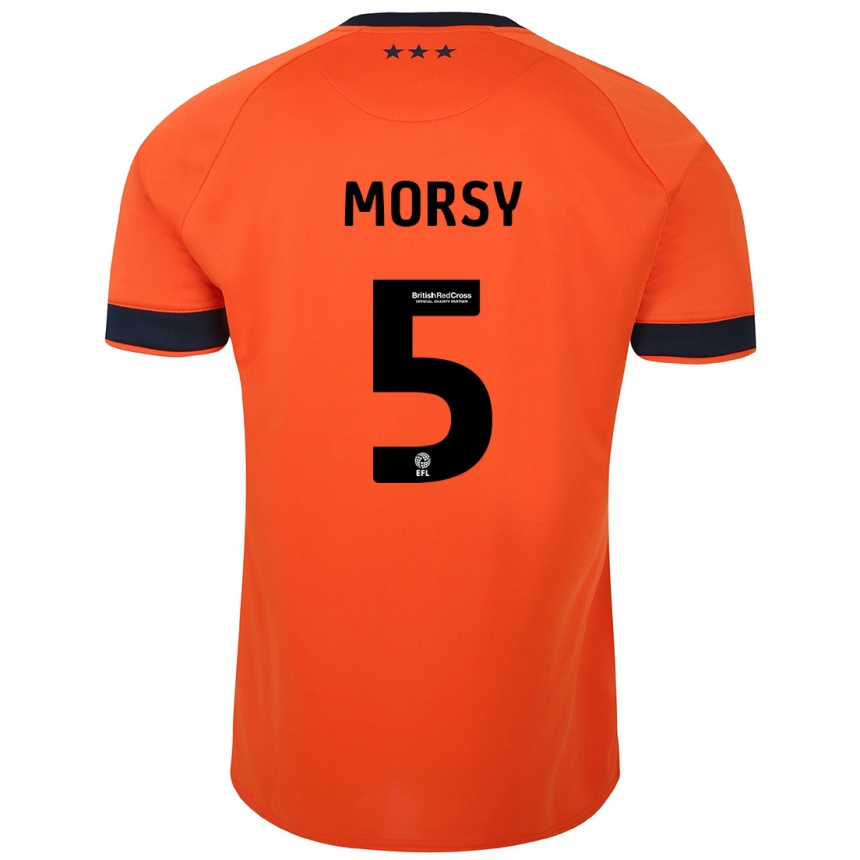 Hombre Fútbol Camiseta Samy Morsy #5 Naranja 2ª Equipación 2023/24 México