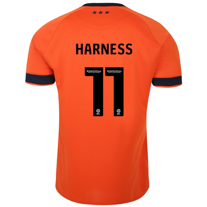 Hombre Fútbol Camiseta Marcus Harness #11 Naranja 2ª Equipación 2023/24 México