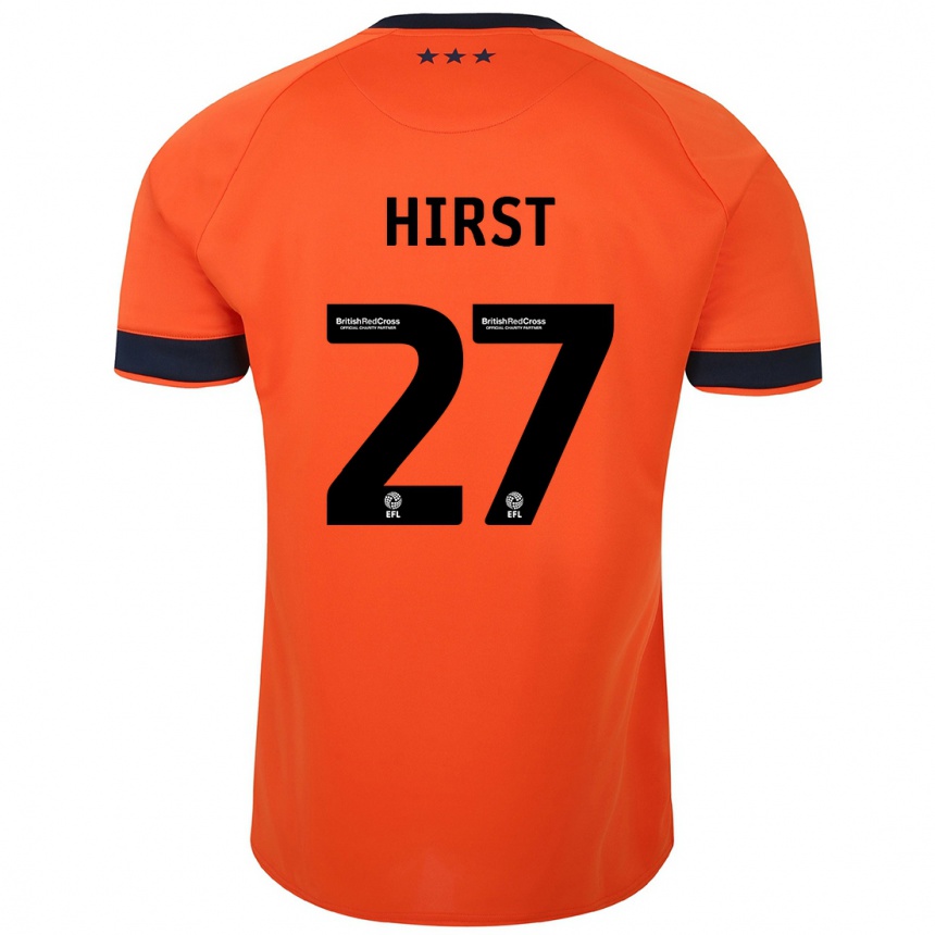 Hombre Fútbol Camiseta George Hirst #27 Naranja 2ª Equipación 2023/24 México