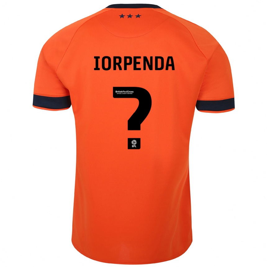Hombre Fútbol Camiseta George Iorpenda #0 Naranja 2ª Equipación 2023/24 México