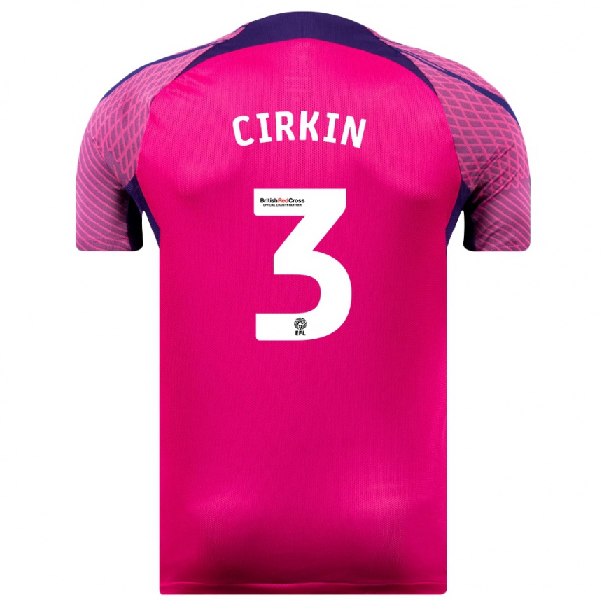 Hombre Fútbol Camiseta Dennis Cirkin #3 Morado 2ª Equipación 2023/24 México