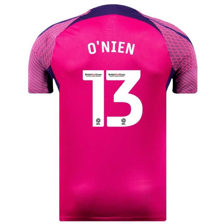 Hombre Fútbol Camiseta Luke O'nien #13 Morado 2ª Equipación 2023/24 México