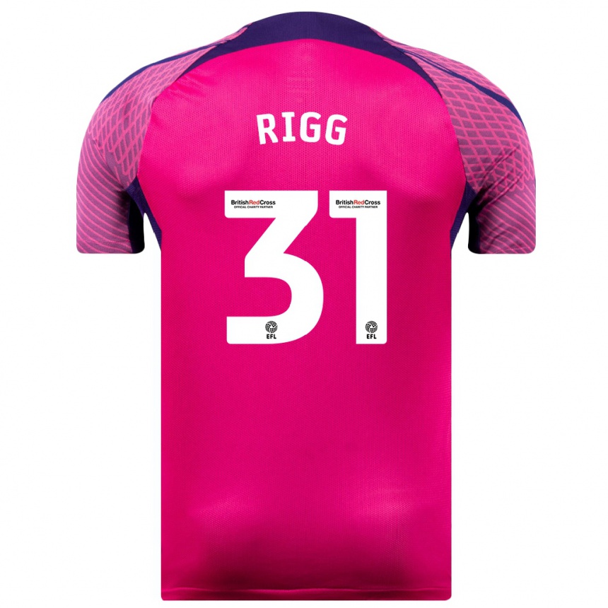 Hombre Fútbol Camiseta Chris Rigg #31 Morado 2ª Equipación 2023/24 México