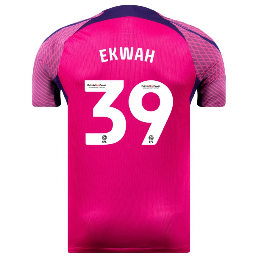 Hombre Fútbol Camiseta Pierre Ekwah #39 Morado 2ª Equipación 2023/24 México