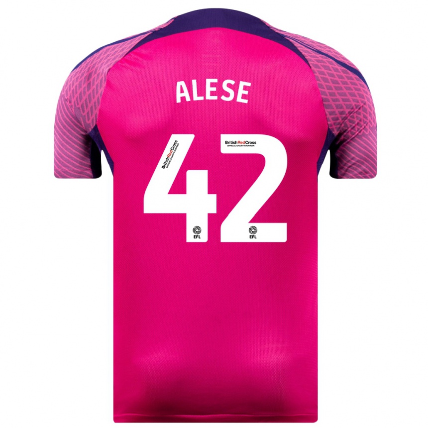 Hombre Fútbol Camiseta Aji Alese #42 Morado 2ª Equipación 2023/24 México