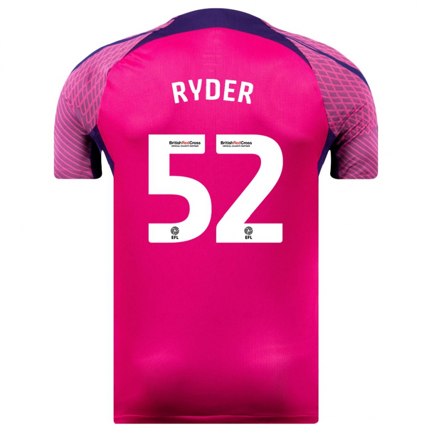 Hombre Fútbol Camiseta Joe Ryder #52 Morado 2ª Equipación 2023/24 México