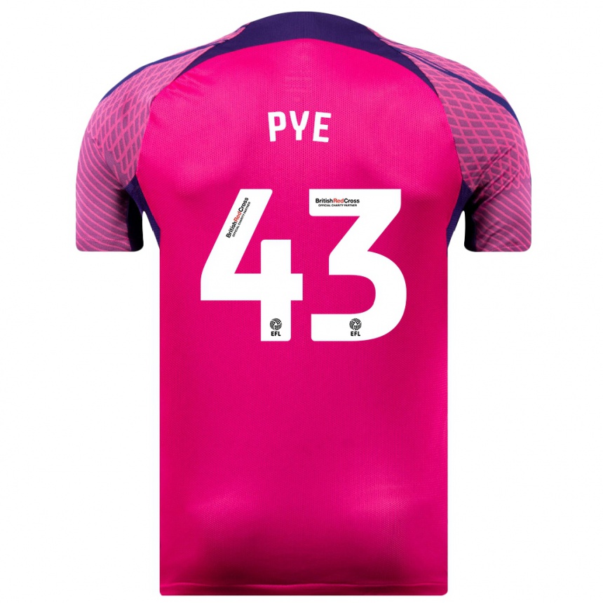 Hombre Fútbol Camiseta Connor Pye #43 Morado 2ª Equipación 2023/24 México