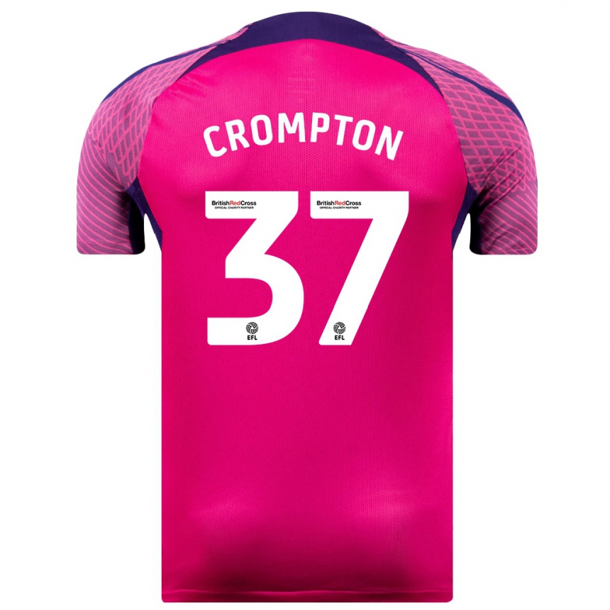 Hombre Fútbol Camiseta Ben Crompton #37 Morado 2ª Equipación 2023/24 México