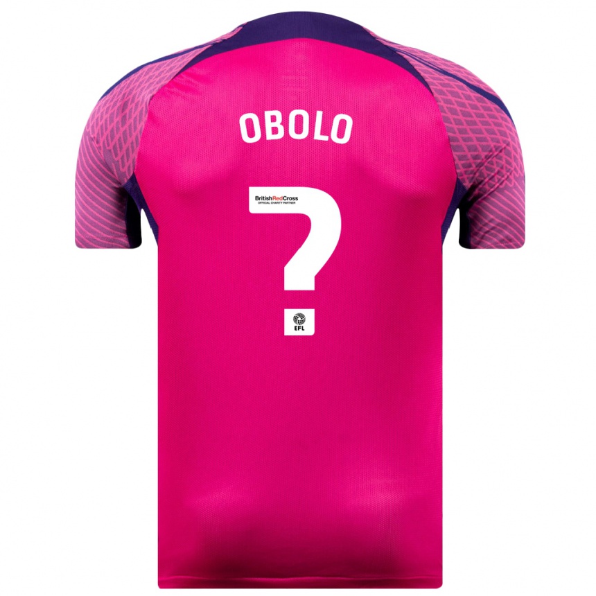 Hombre Fútbol Camiseta Daniel Obolo #0 Morado 2ª Equipación 2023/24 México