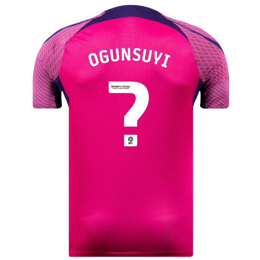 Hombre Fútbol Camiseta Trey Samuel-Ogunsuyi #0 Morado 2ª Equipación 2023/24 México