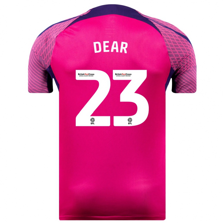 Hombre Fútbol Camiseta Jenna Dear #23 Morado 2ª Equipación 2023/24 México