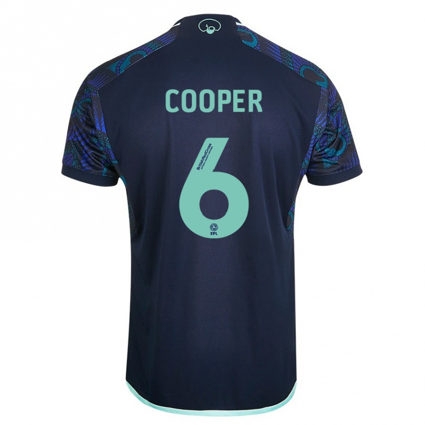 Hombre Fútbol Camiseta Liam Cooper #6 Azul 2ª Equipación 2023/24 México