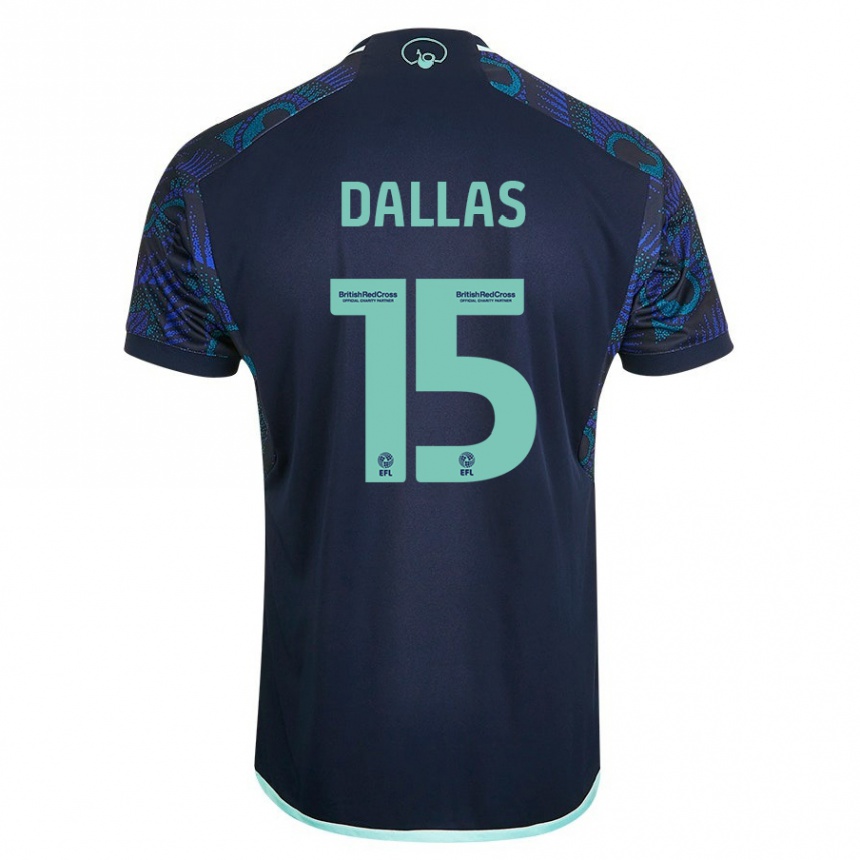 Hombre Fútbol Camiseta Stuart Dallas #15 Azul 2ª Equipación 2023/24 México