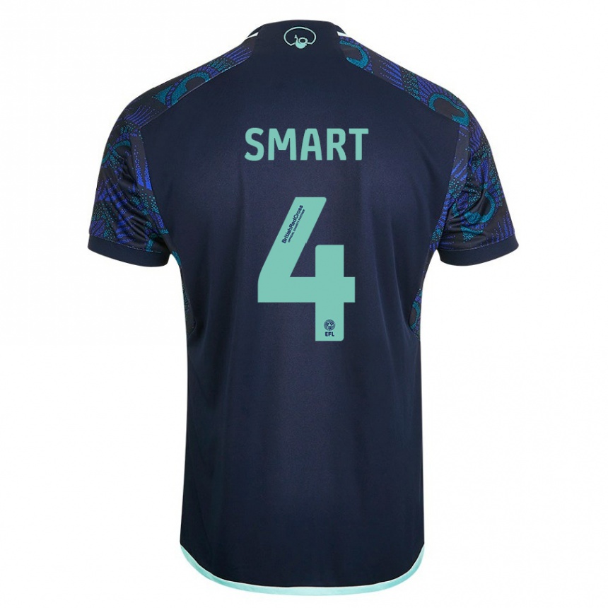 Hombre Fútbol Camiseta Olivia Smart #4 Azul 2ª Equipación 2023/24 México