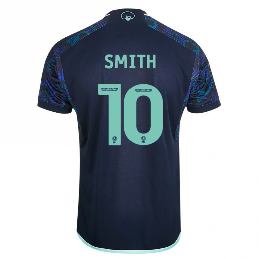 Hombre Fútbol Camiseta Kathryn Smith #10 Azul 2ª Equipación 2023/24 México