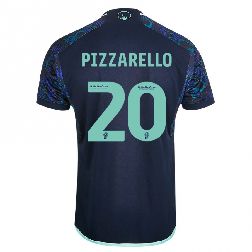 Hombre Fútbol Camiseta Charlyann Pizzarello #20 Azul 2ª Equipación 2023/24 México