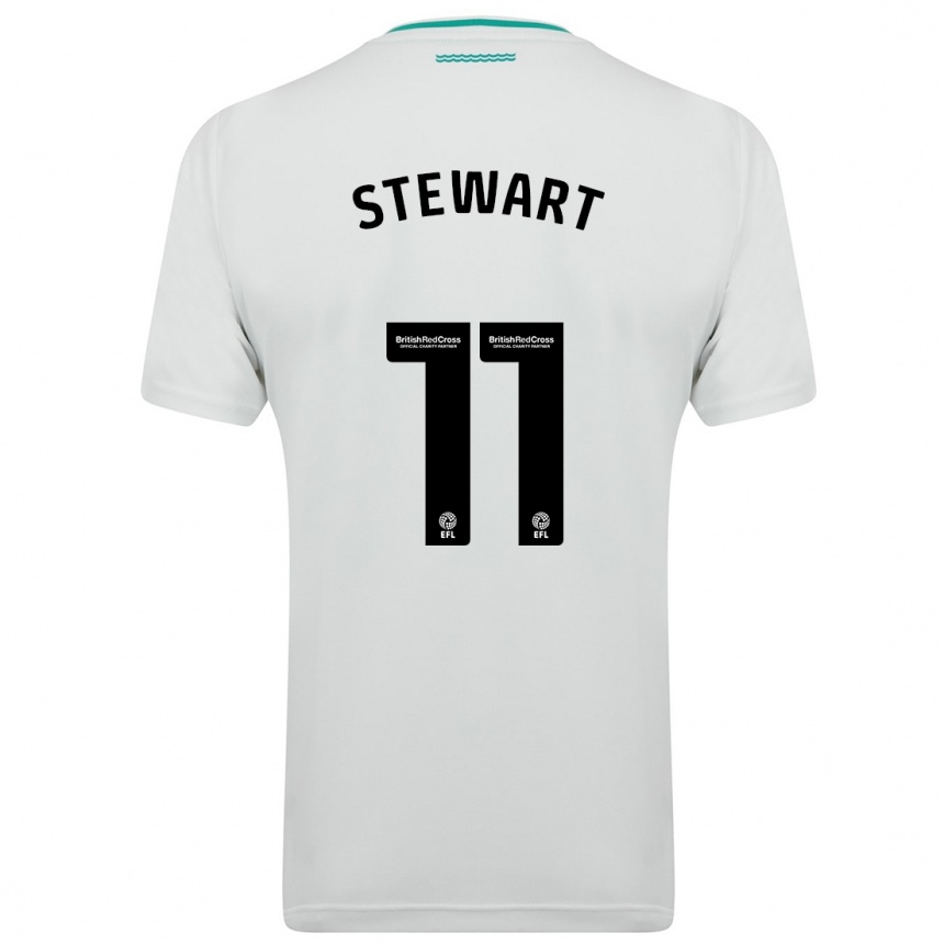 Hombre Fútbol Camiseta Ross Stewart #11 Blanco 2ª Equipación 2023/24 México