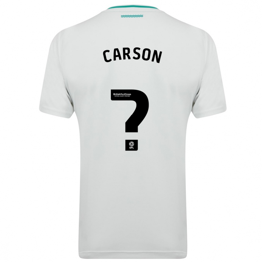 Hombre Fútbol Camiseta Matty Carson #0 Blanco 2ª Equipación 2023/24 México