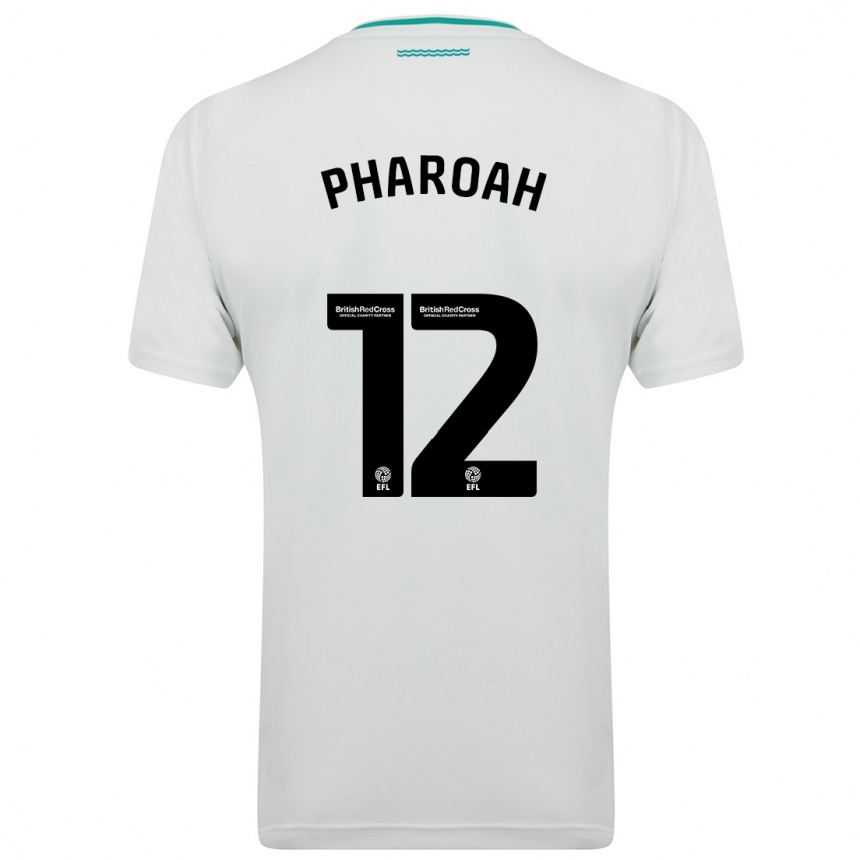 Hombre Fútbol Camiseta Sophia Pharoah #12 Blanco 2ª Equipación 2023/24 México