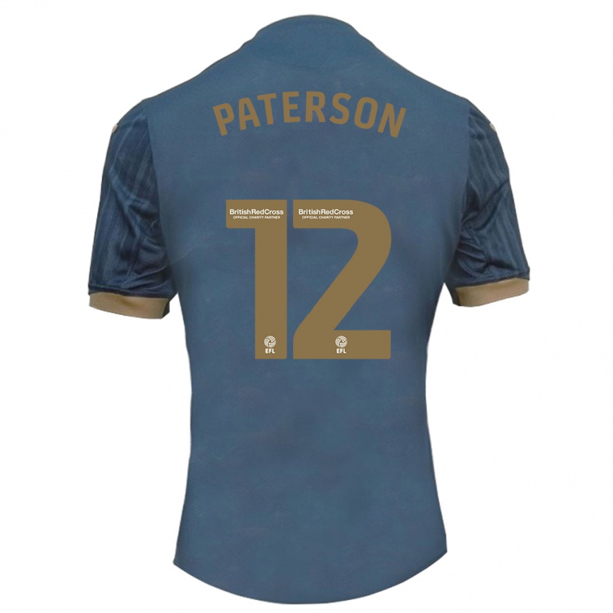 Hombre Fútbol Camiseta Jamie Paterson #12 Verde Azulado Oscuro 2ª Equipación 2023/24 México