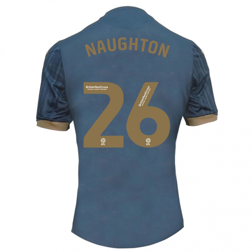 Hombre Fútbol Camiseta Kyle Naughton #26 Verde Azulado Oscuro 2ª Equipación 2023/24 México