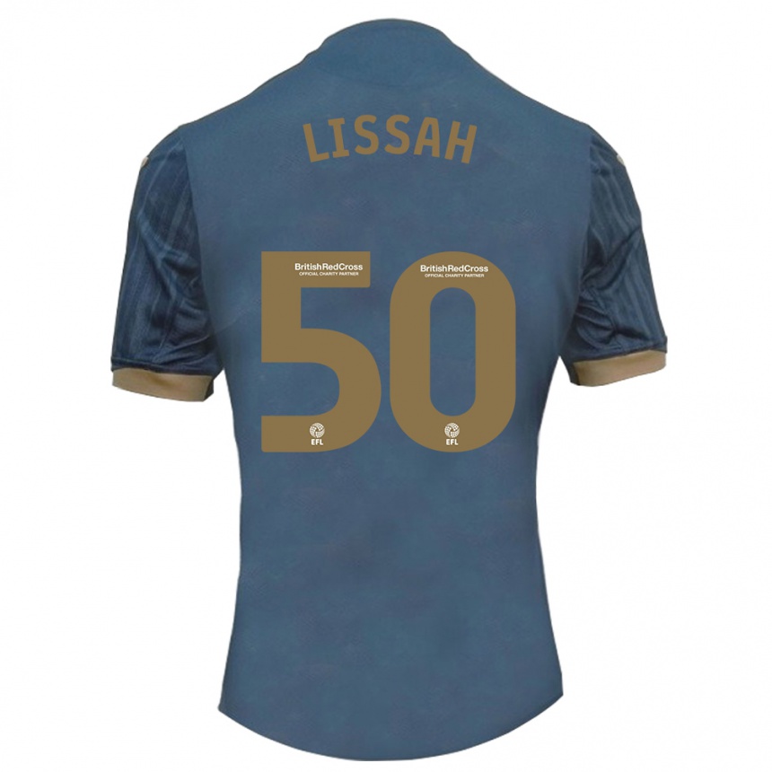 Hombre Fútbol Camiseta Filip Lissah #50 Verde Azulado Oscuro 2ª Equipación 2023/24 México