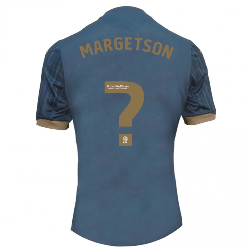 Hombre Fútbol Camiseta Kit Margetson #0 Verde Azulado Oscuro 2ª Equipación 2023/24 México