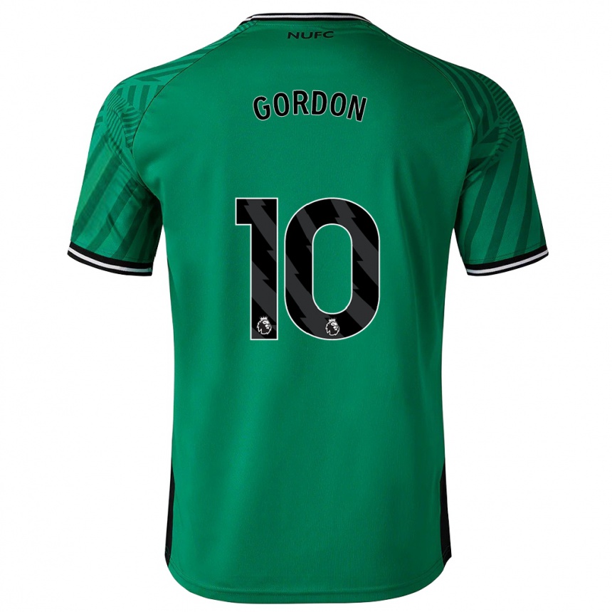 Hombre Fútbol Camiseta Anthony Gordon #10 Verde 2ª Equipación 2023/24 México