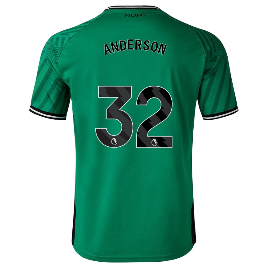 Hombre Fútbol Camiseta Elliot Anderson #32 Verde 2ª Equipación 2023/24 México