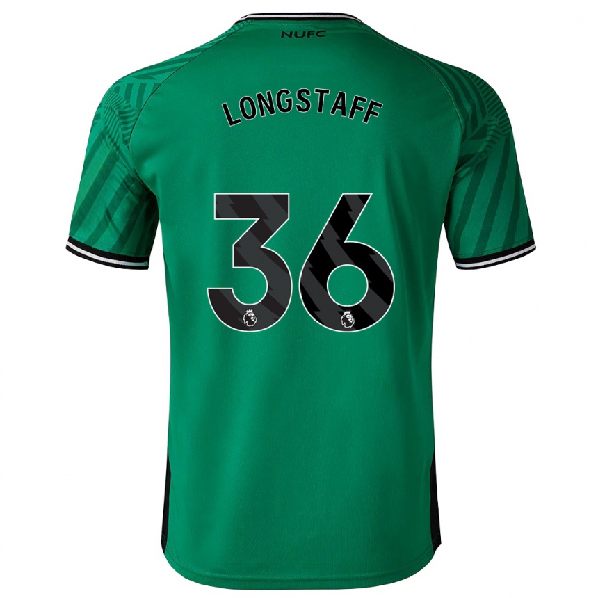 Hombre Fútbol Camiseta Sean Longstaff #36 Verde 2ª Equipación 2023/24 México