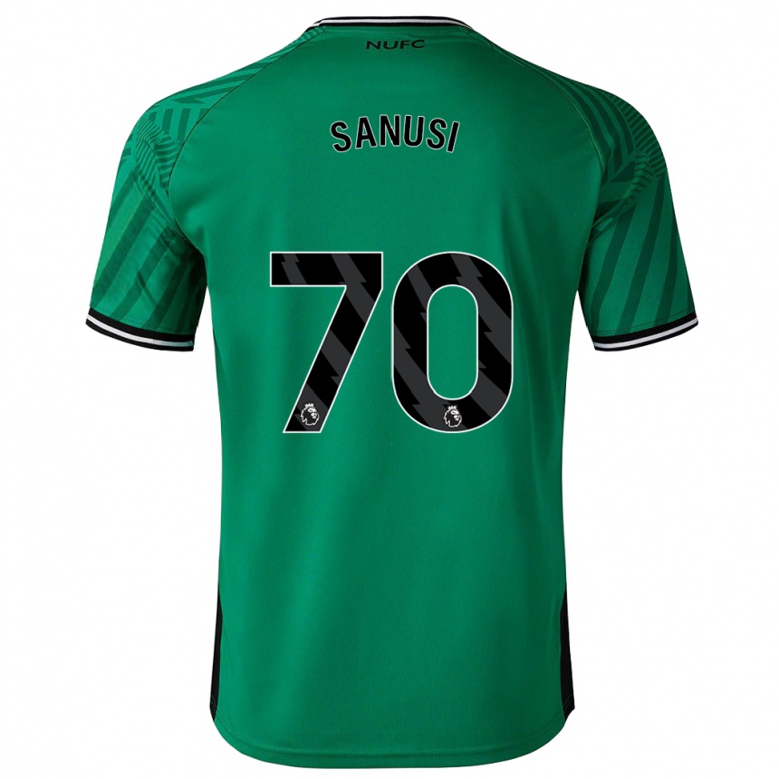 Hombre Fútbol Camiseta Trevan Sanusi #70 Verde 2ª Equipación 2023/24 México