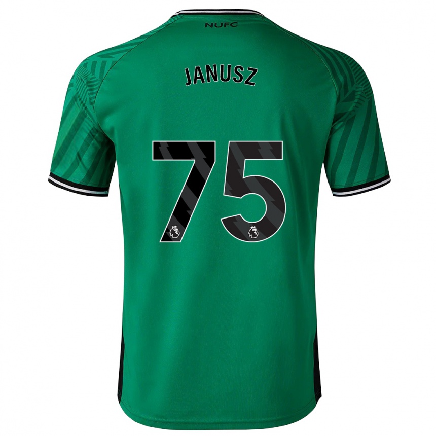 Hombre Fútbol Camiseta Adrian Janusz #75 Verde 2ª Equipación 2023/24 México