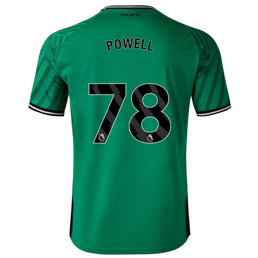 Hombre Fútbol Camiseta Harry Powell #78 Verde 2ª Equipación 2023/24 México