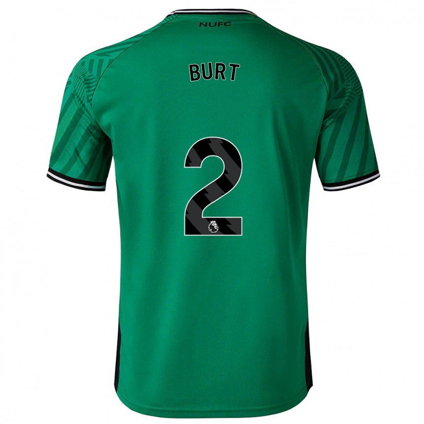 Hombre Fútbol Camiseta Daisy Burt #2 Verde 2ª Equipación 2023/24 México