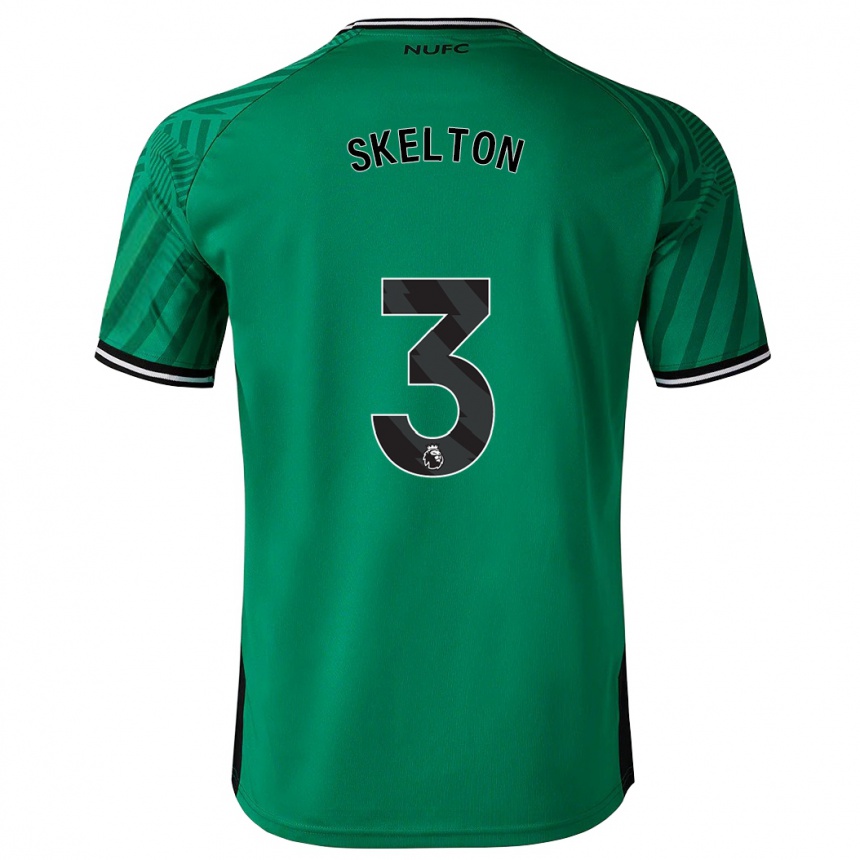 Hombre Fútbol Camiseta Keira Skelton #3 Verde 2ª Equipación 2023/24 México