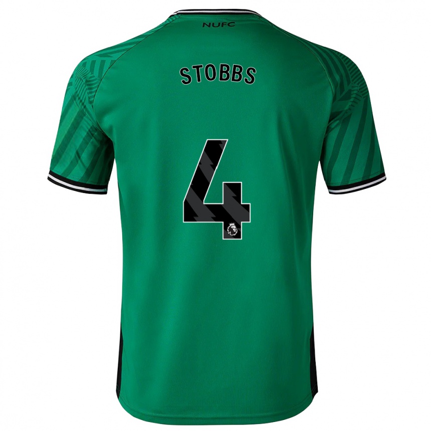 Hombre Fútbol Camiseta Amber-Keegan Stobbs #4 Verde 2ª Equipación 2023/24 México