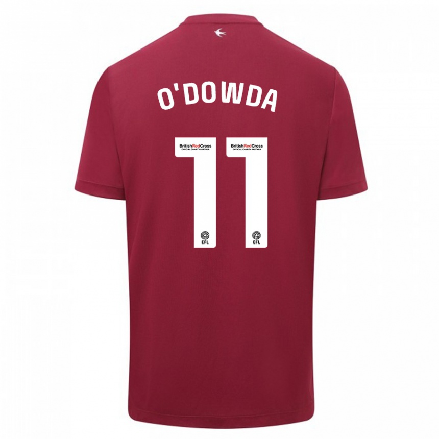 Hombre Fútbol Camiseta Callum O'dowda #11 Rojo 2ª Equipación 2023/24 México