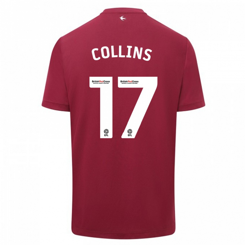 Hombre Fútbol Camiseta Jamilu Collins #17 Rojo 2ª Equipación 2023/24 México