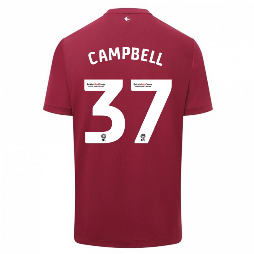 Hombre Fútbol Camiseta Vontae Daley-Campbell #37 Rojo 2ª Equipación 2023/24 México