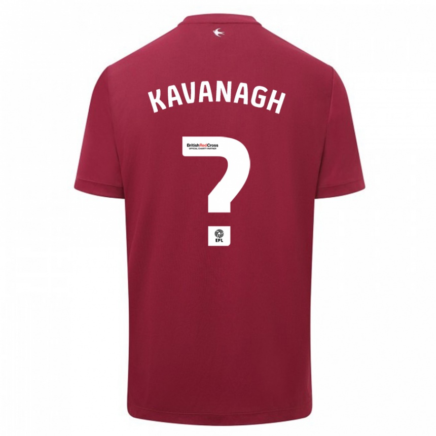 Hombre Fútbol Camiseta Ryan Kavanagh #0 Rojo 2ª Equipación 2023/24 México