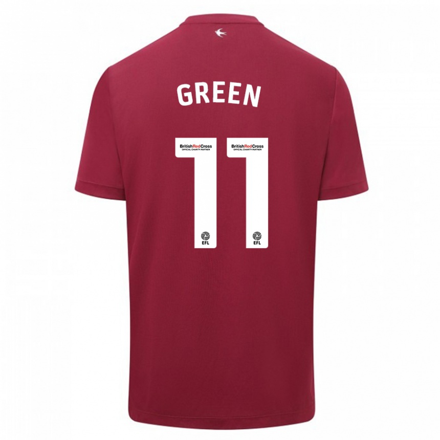 Hombre Fútbol Camiseta Danielle Green #11 Rojo 2ª Equipación 2023/24 México