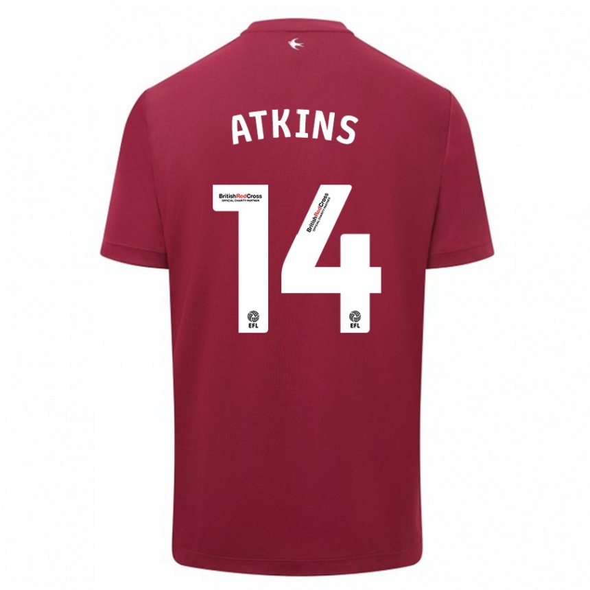 Hombre Fútbol Camiseta Zoe Atkins #14 Rojo 2ª Equipación 2023/24 México