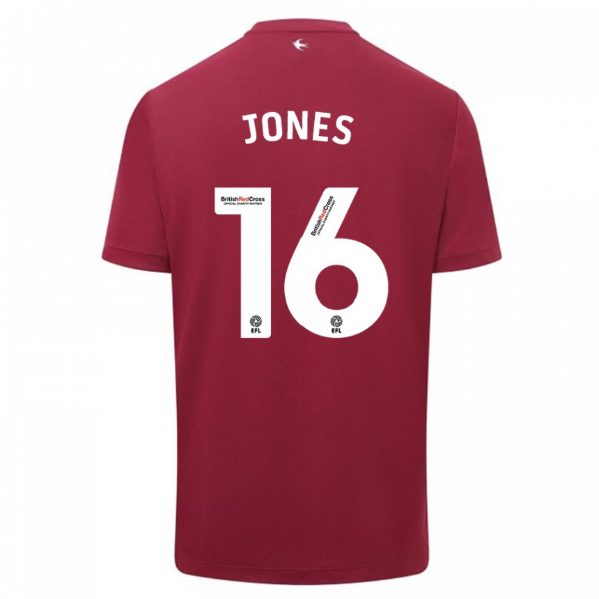 Hombre Fútbol Camiseta Ellie Jones #16 Rojo 2ª Equipación 2023/24 México