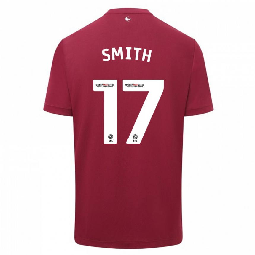 Hombre Fútbol Camiseta Hollie Smith #17 Rojo 2ª Equipación 2023/24 México