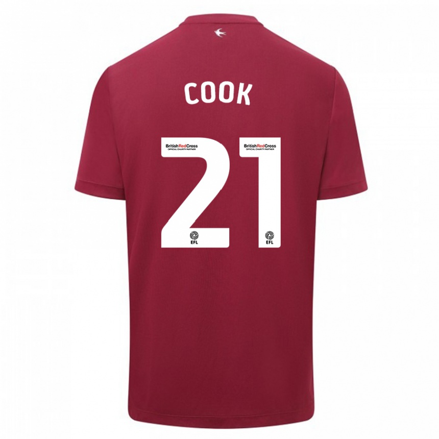 Hombre Fútbol Camiseta Mikayla Cook #21 Rojo 2ª Equipación 2023/24 México