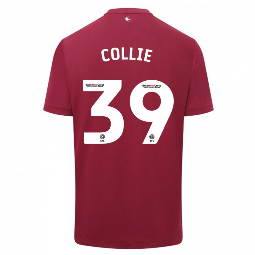 Hombre Fútbol Camiseta Eliza Collie #39 Rojo 2ª Equipación 2023/24 México