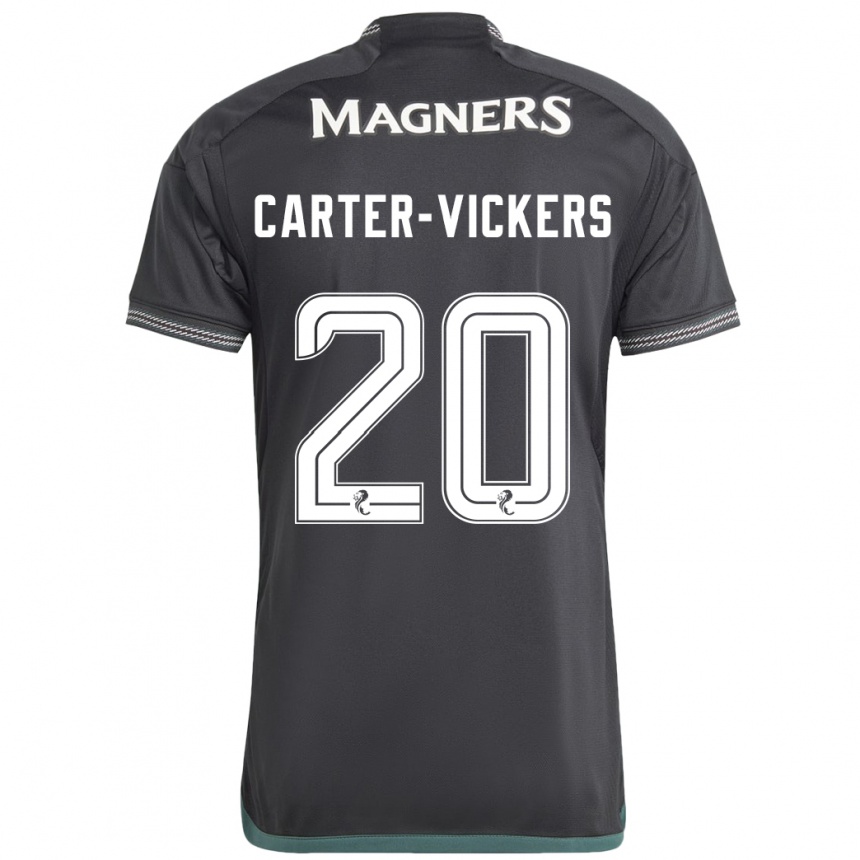 Hombre Fútbol Camiseta Cameron Carter-Vickers #20 Negro 2ª Equipación 2023/24 México