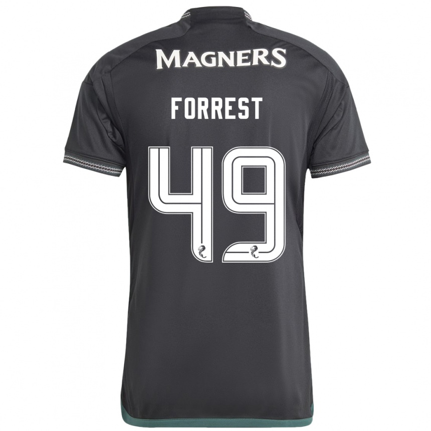 Hombre Fútbol Camiseta James Forrest #49 Negro 2ª Equipación 2023/24 México