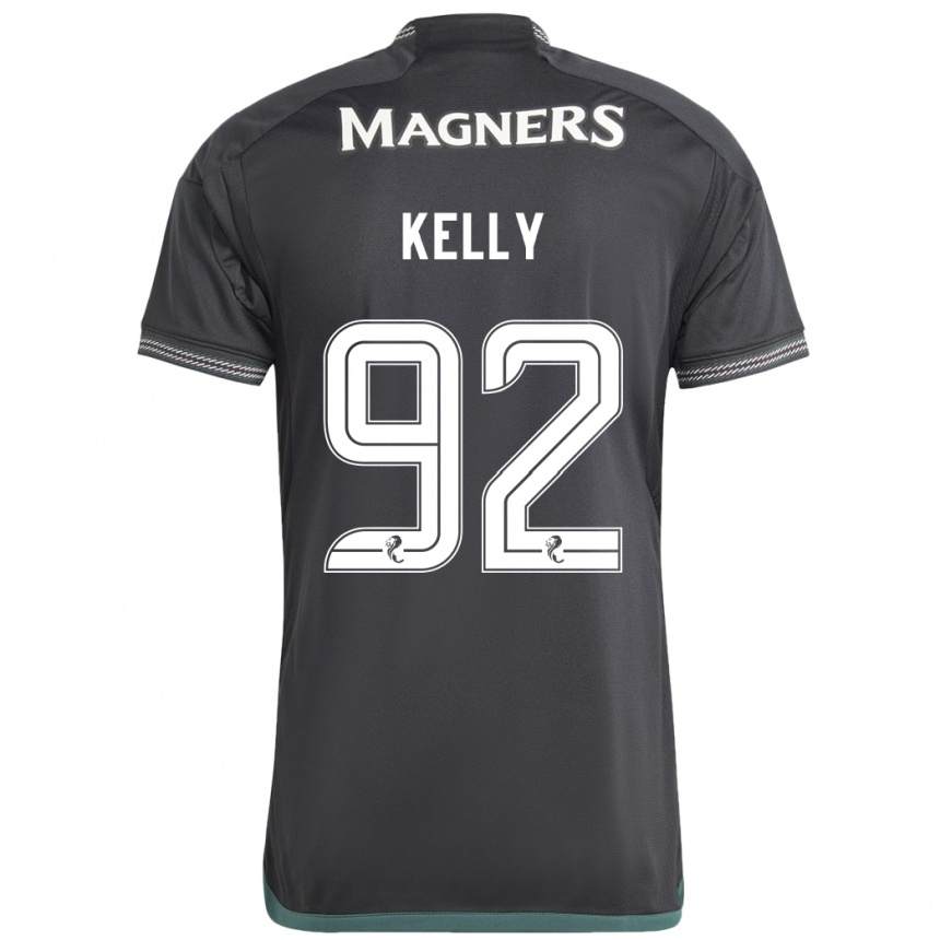 Hombre Fútbol Camiseta Daniel Kelly #92 Negro 2ª Equipación 2023/24 México